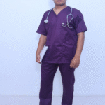 MEDI-FLEX UNISEX V-NECK SCRUBS