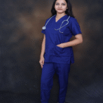 PRIME UNISEX V-NECK RELIABLE SCRUB DARK ROYAL BLUE