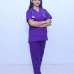 PRIME UNISEX V-NECK RELIABLE SCRUB BRINJAL